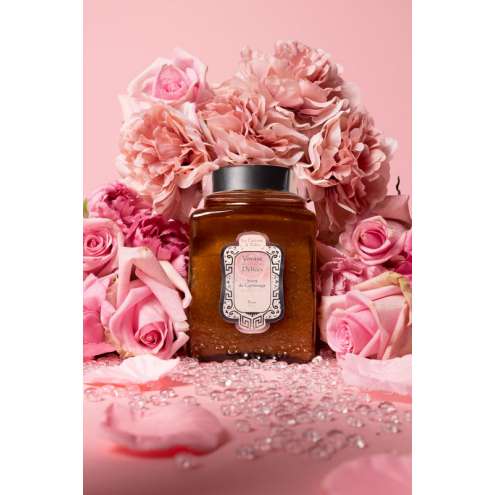 LA SULTANE DE SABA Sugar Scrub Rose Fragrance - Cukrový peeling s něžnou vůní růže, 300 g